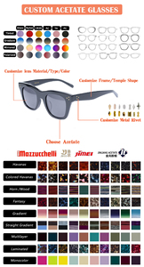 Lunettes <span class=keywords><strong>de</strong></span> <span class=keywords><strong>soleil</strong></span> vintage surdimensionnées pour hommes et femmes Logo personnalisé Lentilles en acétate <span class=keywords><strong>de</strong></span> haute qualité monture <span class=keywords><strong>beige</strong></span> polarisée pour la protection solaire - Product Image 6