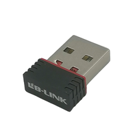Adaptador USB inalámbrico externo de 150Mbps al por mayor, 802.11N 2.4Ghz, mini dongle Wifi USB para Nano Laptop, PC de escritorio, en stock.