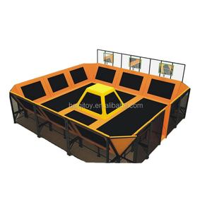 Grand parc de <span class=keywords><strong>trampoline</strong></span> d'intérieur professionnel Dodgeball commercial pour enfants pour enfants <span class=keywords><strong>Petit</strong></span> <span class=keywords><strong>rectangulaire</strong></span> en gros - Product Image 2