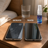 Protecteur d'écran liquide de qualité industrielle A1, nano micro-silice, essence céramique invisible modifiée anti-rayures, Guangdong