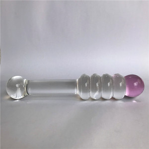 Grosir YFSJ Merek Kristal Alami Kaca Borosilikat Transparan 100% Tahan Air <span class=keywords><strong>Dildo</strong></span> Bola <span class=keywords><strong>Penis</strong></span> Lunak untuk Wanita - Product Image 2