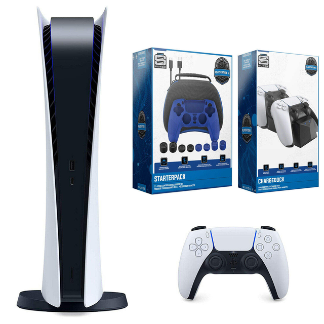 PS5 Consoles & Controllers Bulk Order-5 Consoles 2 Controllers ABS Material Multi-Player Ready Free Shipping & Discount