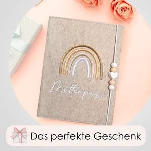 ปกหนังสือเดินทางปักลายสำหรับคุณแม่ตั้งครรภ์  สำหรับใส่บัตรประกันสุขภาพและภาพอัลตราซาวด์  ขายส่ง - Product Image 3