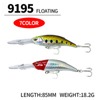 Nouvelle leurre artificielle flottante Minnow 85mm/18.2g avec lame longue pour la pêche en eau douce – Nouvelle couleur