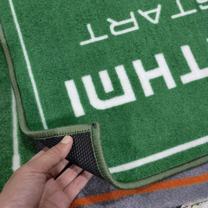 Chơi phi tiêu Mat trò chơi <span class=keywords><strong>Nylon</strong></span> in thảm với TPR ủng hộ hoặc Latex ủng hộ Patio rug - Product Image 1