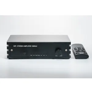 Güç amplifikatörü HiFi sınıf D Stereo dijital ses Amp Mini 2 kanal amplifikatör için pasif hoparlör kitaplık ev sineması