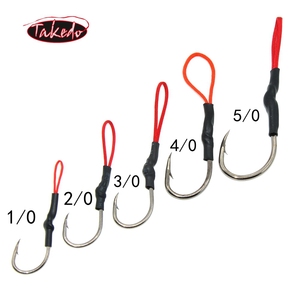 TAKEDO high quality LD17 Black nickel fishhook jigging hook fishing hook assist
