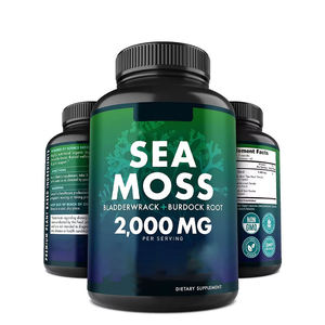 OEM Irish <strong>Sea</strong> <strong>Moss</strong> Advanced with Burdock Root Superfood <strong>Sea</strong> <strong>Moss</strong> Supplements Pill <strong>Sea</strong> <strong>Moss</strong> Capsules for Immunity, Gut, &amp; Energy - Product Image 1