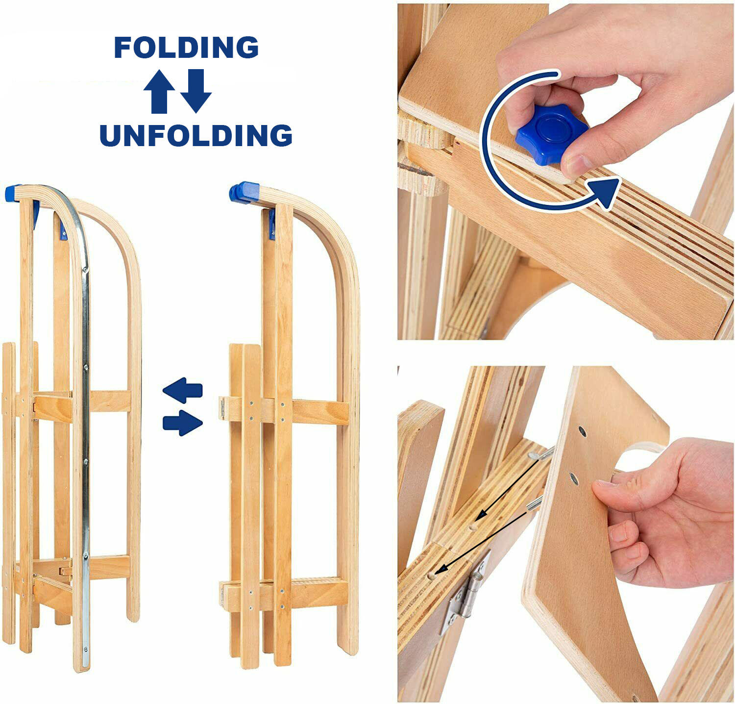 木製ソリ 折りたたみ 100cm Amazon.co.jp: 木製そり、折りたたみ式そり木、子供用木製雪そり