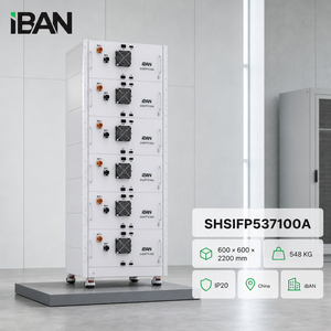 Batería de Almacenamiento de Energía Industrial y Comercial IBAN SHSIFP537100A 537V 100Ah, Batería Lifepo4 de Alto Voltaje con Refrigeración Natural - Product Image 2