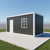 Derun Maison conteneur modulaire détachable et respirante de 20 pieds pour entrepôts, résidences et bureaux