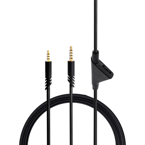 Cable de extensión de audio de 2M para <span class=keywords><strong>Astro</strong></span> A10 A40 <span class=keywords><strong>A30</strong></span>, auriculares para juegos, estéreo de PVC, incluye función de control de volumen para uso en computadora - Product Image 3