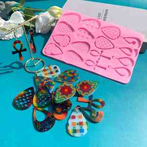 Moldes de silicona para resina epoxi para joyería DIY, manualidades de silicona y herramientas para pasteles - Product Image 3