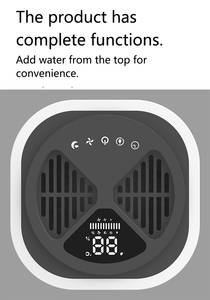 Umidificatore Elettrico Portatile da 4L con Controllo App e <span class=keywords><strong>Umidostato</strong></span> per Uso Domestico e Commerciale, in Plastica da Scrivania - Product Image 2