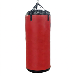 Saco de Boxeo Colgante Personalizable de Cuero PU Resistente con Cadena Metálica para Entrenamiento de MMA, Boxeo y Gimnasio, Logotipo del Fabricante OEM - Product Image 1