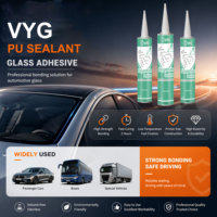 Colle pour vitres automobiles OEM-ODM 310 ml, polyuréthane noir spécial pare-brise, scellant imperméable