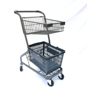 Guanriver Steel Pink Market 2 Panier Panier avec Roues 60L - Product Image 2