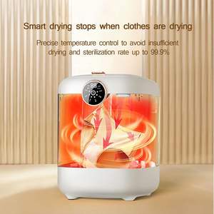 Mini laveuse électrique entièrement automatique Portable petit lavage et séchage intégrés pour sous-vêtements sèche-<span class=keywords><strong>linge</strong></span> compact - Product Image 2