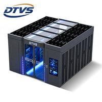 Module micro-aisle froide DTVS pour centre de données, 19 pouces, avec UPS, CA, sécurité incendie, surveillance environnementale, PDU, charge statique 800 kg, en stock