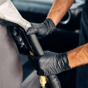 Sarung Tangan Nitril Anti Kimia untuk Salon Kecantikan, Manikur, Barbershop, Pembersihan Makanan, Tato, Tugas Berat, Logo OEM 5 Mil, Custom - Product Image 5