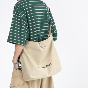 Bán buôn New Hàn Quốc mô hình tùy chỉnh Canvas Tote Bag đối với phụ nữ chất lượng tái sử dụng dây đeo vai cho bãi biển & hàng tạp hóa mua sắm - Product Image 5