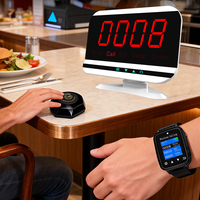 Système d'appel avec pagers étanches, bouton d'appel avec récepteur distant, bracelet vibrant, bouton d'appel de bureau