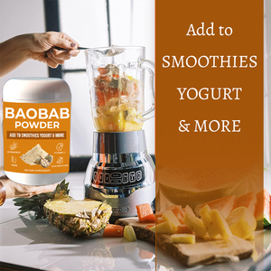 Poudre de Baobab Biologique OEM avec Électrolytes, <span class=keywords><strong>Fer</strong></span> et <span class=keywords><strong>Vitamine</strong></span> C pour Adultes - Product Image 2