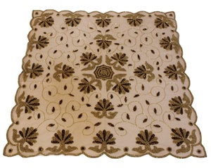 Modern Work Hand Embroidery Table Runner - Product Image 1