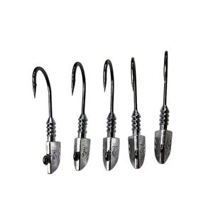 Salzwasser fisch köder mit Bleikopf lehre und Haken für Süßwasserboden-Barsch köder Jig Head Lure Kits enthalten - Product Image 4