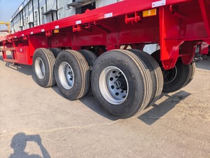 <span class=keywords><strong>Los</strong></span> <span class=keywords><strong>Mejores</strong></span> <span class=keywords><strong>Remolques</strong></span> de Venta Directa de Fábrica China, Remolque de Plataforma de 3 Ejes y 40 pies <span class=keywords><strong>para</strong></span> el Transporte Confiable de Madera y Carga - Product Image 2