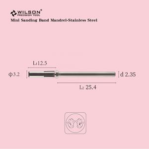 Mini mandril de banda de lijado/banda de lijado portátil de acero inoxidable, herramienta de accesorios de uñas de acero colorido para salón de uñas - Product Image 3