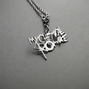 Il mio romanticismo chimico collane Rock Band in acciaio inox Cosplay collana pendente stile Vintage geometrico gioielli di moda regalo - Product Image 2