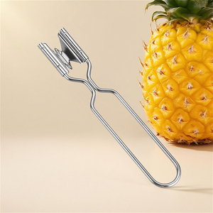 Éplucheur d'ananas en acier inoxydable - Coupe-œil d'ananas <span class=keywords><strong>ergonomique</strong></span> pour une élimination des œillets facile - Product Image 5