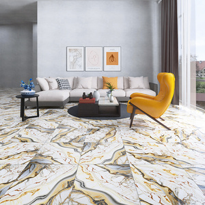 Vàng trắng mạ calacatta sứ 600x600 bóng toàn thân gạch hiện đại nội thất phòng khách bằng đá cẩm thạch firebrick chức năng - Product Image 6