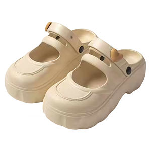 Yearning Fashion Summer Personality Outdoor Soft Flat clogs hole Height Increasing Women <b>Ladies</b> Shoes Slippers <b>Sandales</b> Femme - Product Image 4