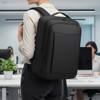 Sac à dos pour ordinateur portable grande capacité personnalisable avec logo, port de chargement, idéal pour les voyages courts