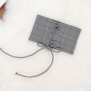 Nouvelle robe à imprimé lettres pour filles tendance 2020 avec ceinture à carreaux, vêtements pour filles, ensembles deux pièces - Product Image 4