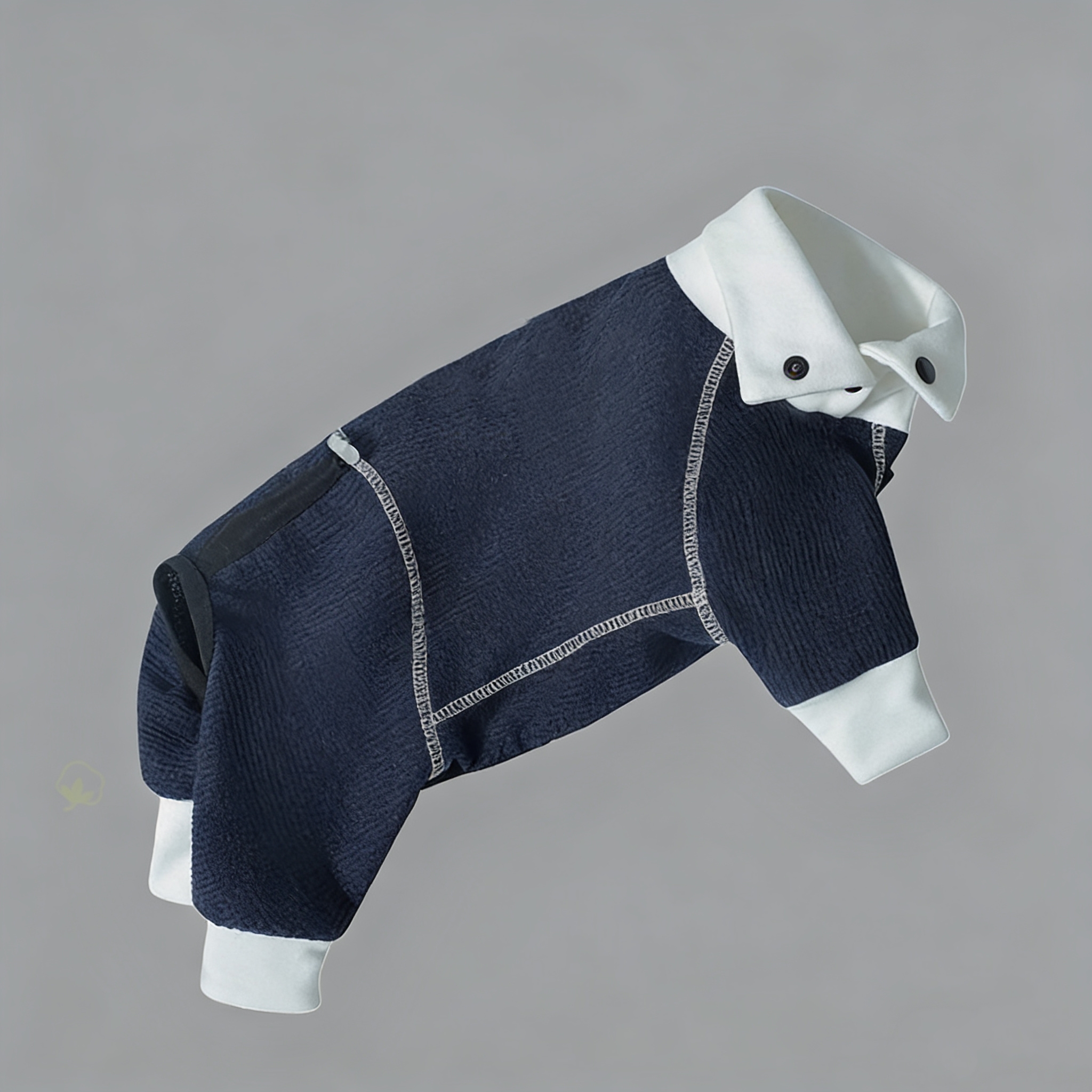 Personalized Adjustable Classic Dog Thermal Full-Body Suit Four-Legged Belly Protection Cashmere Wool Fabric All Seasons