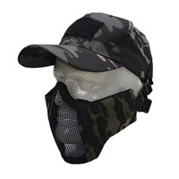Gorro Táctico Avanzado de 6 Paneles de Nailon Unisex con Ajuste Ajustable para Entrenamiento de Seguridad y Deportes al Aire Libre