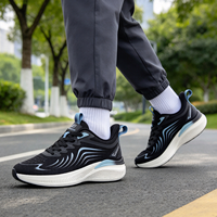 Fabricant de baskets décontractées pour hommes de toutes sortes, avec lacets, en tissu mesh léger, style marche