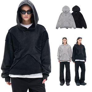 Sudaderas Unisex de Alta Calidad, Estilo Y2K, Talla Grande, Personalizadas, 100% Algodón, Teñido Liso, Transpirables, Desgastadas, Bordadas - Product Image 1