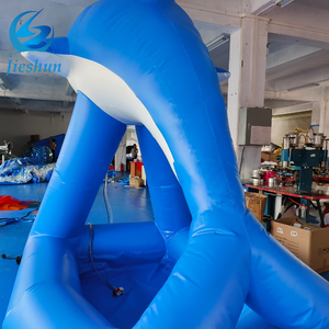 Buona qualità della schiuma di partito cannoni a bolle gonfiabili delfino dei modelli dei cartoni animati parco piscina DJ Disco con la macchina della schiuma Spray del getto del partito - Product Image 5