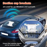 Support antichoc Starlink Mini en plastique ABS, hauteur réglable, durable, robuste, kit de montage sécurisé, prise en main améliorée pour voiture, camping-car, bateau