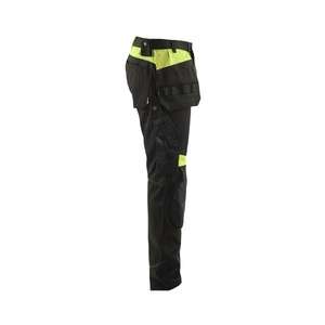 BLAKLADER - 155518609933C46 Pantalon Craftsman Noir/Jaune-PANTALON DE TRAVAIL EAN 7330509752876 PANTALON DE TRAVAIL CARGO - Product Image 4