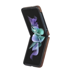 เคสโทรศัพท์หนังพับได้สำหรับ Samsung Galaxy <span class=keywords><strong>Z</strong></span> <span class=keywords><strong>Flip</strong></span> <span class=keywords><strong>3</strong></span> 4 <span class=keywords><strong>Z</strong></span> Fold <span class=keywords><strong>3</strong></span> Ultra Thin - Product Image 5