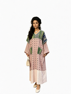 Robe Dashiki Africaine de Haute Qualité pour Femmes Adultes, Imprimé Numérique, Anti-Plis, Perlée, en Polyester, Grandes Tailles - Product Image 1