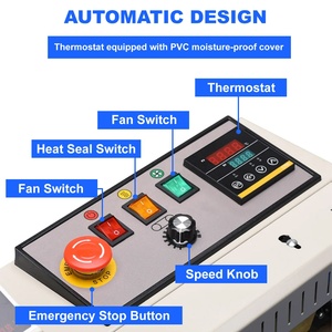 เครื่องซีลแบบต่อเนื่อง FR1600 พร้อมหน้าจอสัมผัสอัตโนมัติ สำหรับพิมพ์วันที่ รหัสสินค้า โลโก้ ลงบนถุงพลาสติกและฟิล์ม - Product Image 2