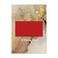 Islamique De Luxe Or Caractère Symbole Salon Chambre Toile Décoration Peinture Sans Cadre Affiche Mur Peinture Art Photos