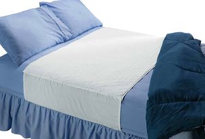 Almohadilla de <span class=keywords><strong>cama</strong></span> impermeable al por mayor, almohadilla de incontinencia, absorbente, lavable, reutilizable, con alas - Product Image 2