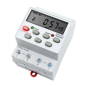 Mini programmateur numérique hebdomadaire 7 <span class=keywords><strong>jours</strong></span> 220V/230V pour éclairage, interrupteur horaire 16-30A, 10 000 cycles, mécanique - Product Image 1
